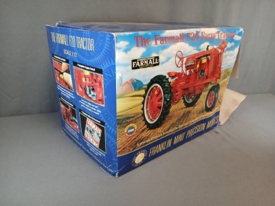 Franklin Mint Precision Farmall F-20 Diecast Tractor, original box - 11