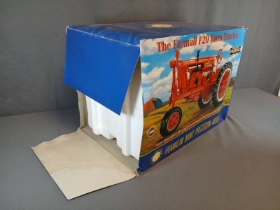 Franklin Mint Precision Farmall F-20 Diecast Tractor, original box - 12