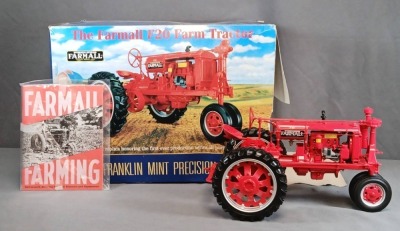 Franklin Mint Precision Farmall F-20 Diecast Tractor, original box - 15