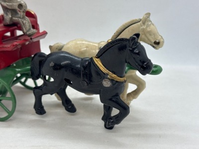 Kenton Cast Iron Horse-Drawn Wagon - 8