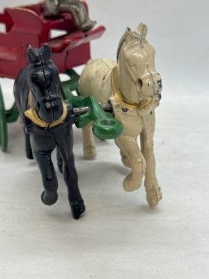 Kenton Cast Iron Horse-Drawn Wagon - 9