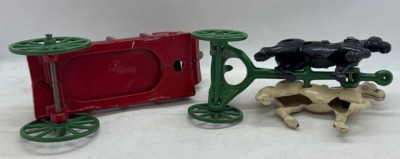 Kenton Cast Iron Horse-Drawn Wagon - 10