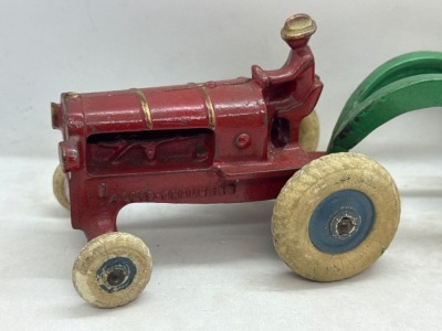 Arcade Allis Chalmers Tractor & Scoop Trailer - 2