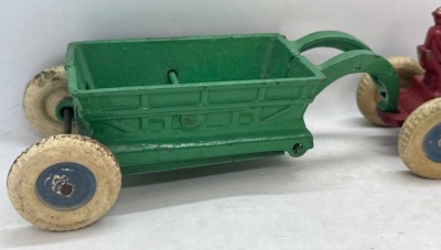 Arcade Allis Chalmers Tractor & Scoop Trailer - 8