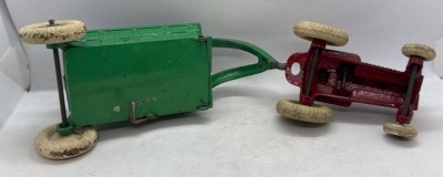 Arcade Allis Chalmers Tractor & Scoop Trailer - 11
