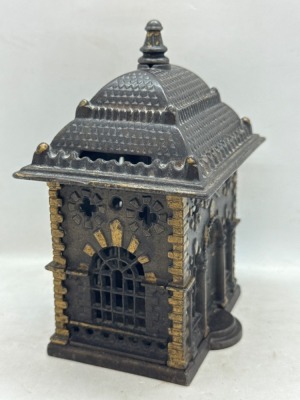 6-Inch Cast Iron Cupola Bank - 2