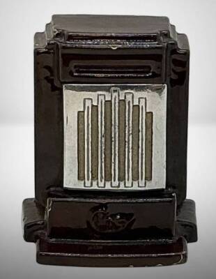 Ciney Stove Porcelain Over Iron Bank