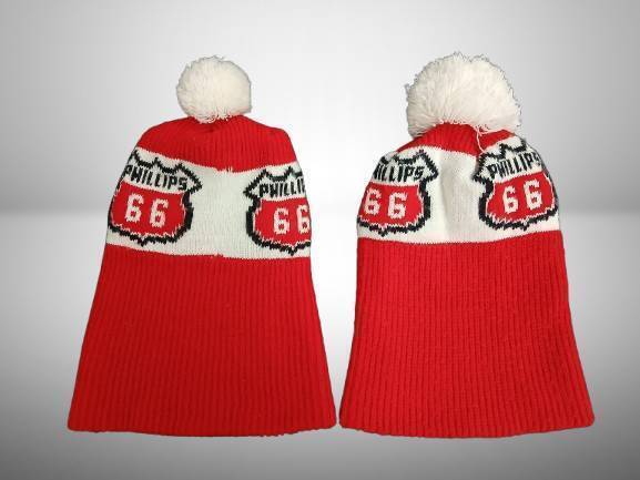 (2) Phillips 66 Knit Winter Hats