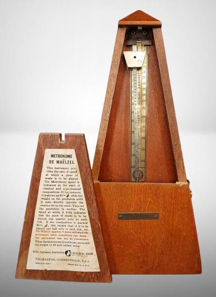 Seth Thomas Wooden Metronome De Maelzel