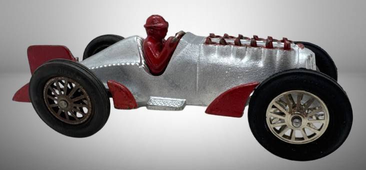Hubley Cast Iron Race Car with Moving Pistons