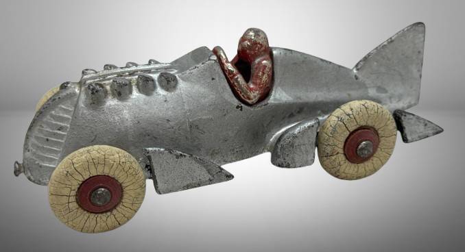 Hubley Cast Iron Racer with Hadley Wheels