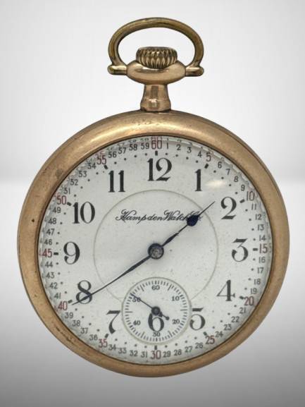 Hampden Watch Co. 21-Jewel Gold-Filled Pocket Watch