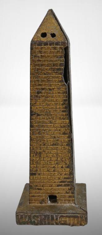 Cast Iron Washington Monument Bank