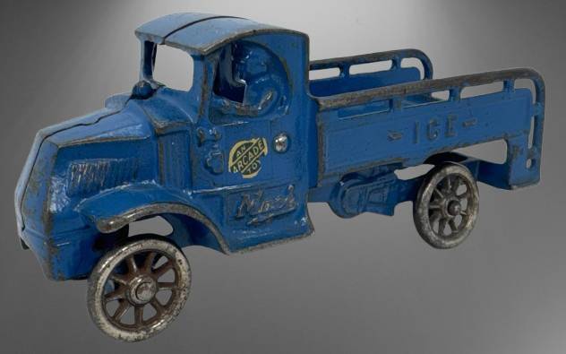 Arcade Cast Iron Mack Ice Truck with Original Paint