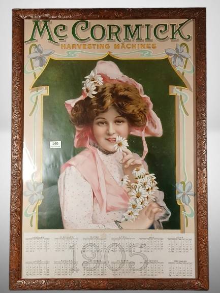 1905 McCormick Harvesting Machines Calendar