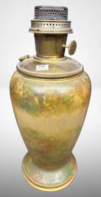 Aladdin Oil Lamp with Glass Base and Burner