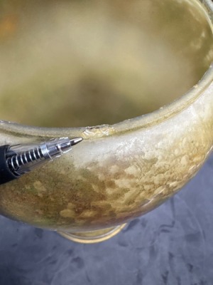Aladdin Oil Lamp with Glass Base and Burner - 8