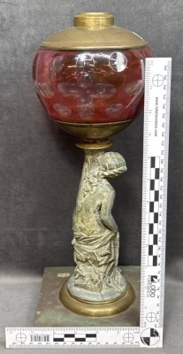 Sculptural Lamp with Marble Base - 6
