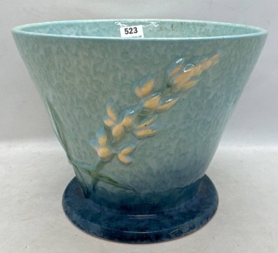 Roseville Wincraft 256-5" Flower Pot, blue - 2