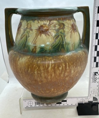 Roseville Dahlrose 367-8" Vase - 4