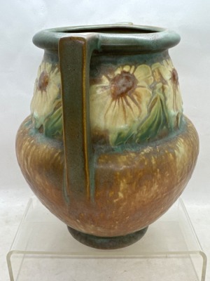 Roseville Dahlrose 367-8" Vase - 5