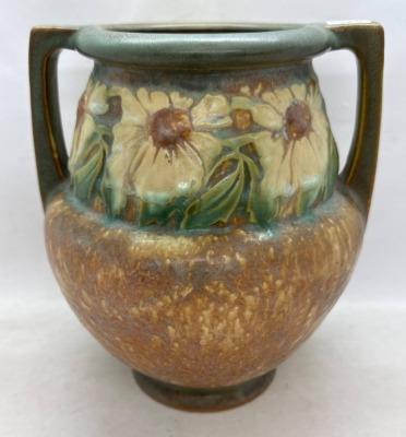 Roseville Dahlrose 367-8" Vase - 7
