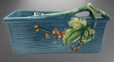 Roseville Bushberry 382-6" Window Box, blue