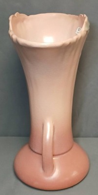 Roseville Mock Orange 985-12" Vase, pink - 2