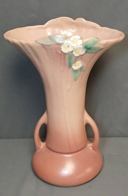 Roseville Mock Orange 985-12" Vase, pink - 3