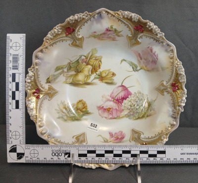RS Prussia 9"d Decorated Bowl - 6