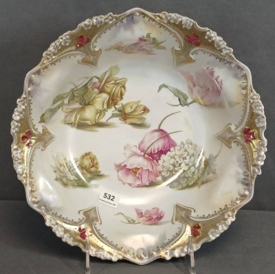 RS Prussia 9"d Decorated Bowl - 7