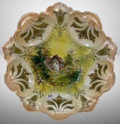 RS Prussia 10"d Mill Scene Bowl