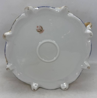 RS Prussia Ribbon and Jewel Mold Cracker Jar - 7