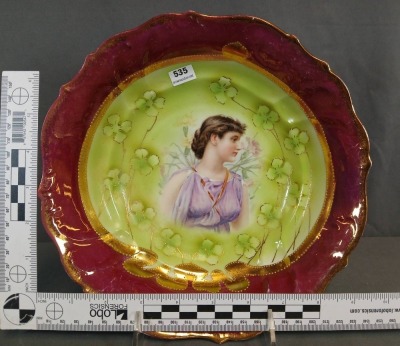 Royal Saxe Germany Decorative 9.5"d Bowl - 7