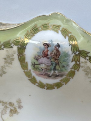 RS Prussia 10"d Hand-Painted Bowl - 4