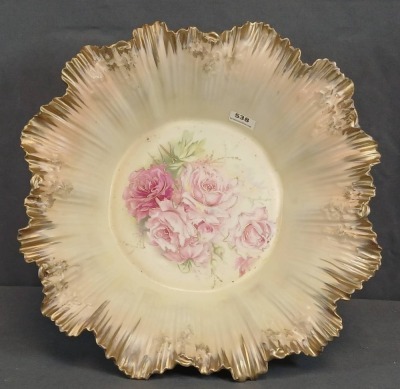 RS Prussia Bowl With Floral Design and Gilded Edges - 3