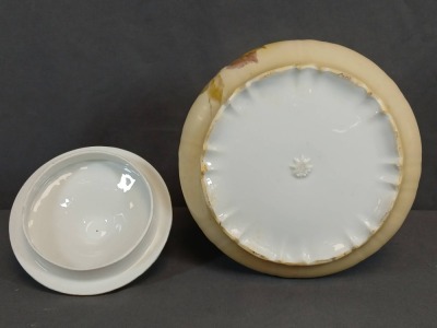 RS Prussia Porcelain Biscuit Jar with Lid - 6