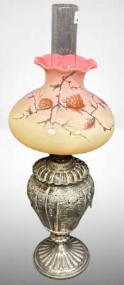 Silver Oil Lamp with Hallmarked Base