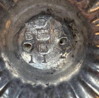 Silver Oil Lamp with Hallmarked Base - 10