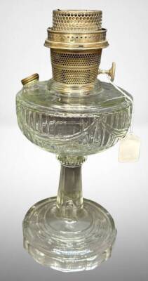 Aladdin Lincoln Drape Oil Lamp with Brass Burner