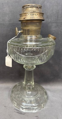 Aladdin Lincoln Drape Oil Lamp with Brass Burner - 3