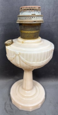 Rose Moonstone Aladdin Lincoln Drape Oil Lamp - 3