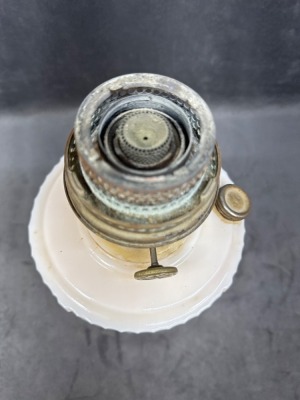 Rose Moonstone Aladdin Lincoln Drape Oil Lamp - 5