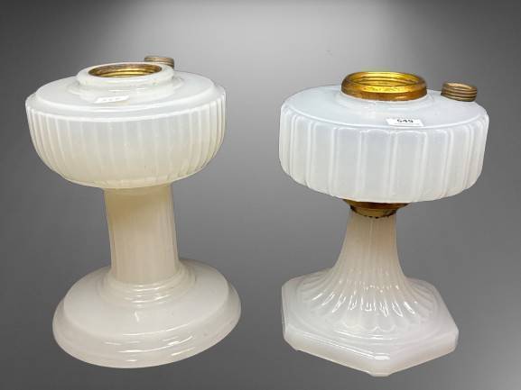 Aladdin White Moonstone Lamp Bases