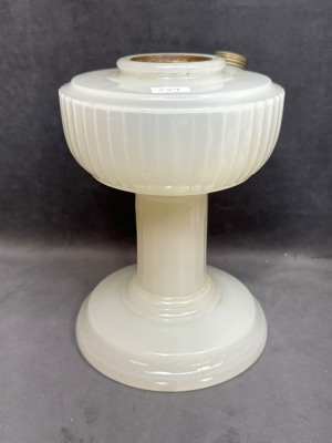 Aladdin White Moonstone Lamp Bases - 2