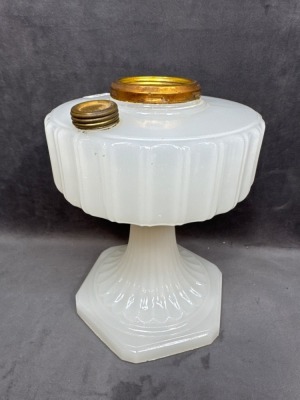Aladdin White Moonstone Lamp Bases - 8