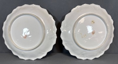 RS Prussia 9-Inch Plates With Castle Scene - 3