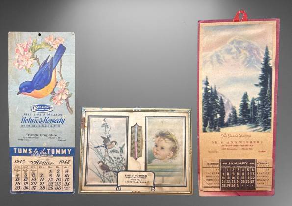 Vintage Advertising Calendars "&ldquo; 1940s