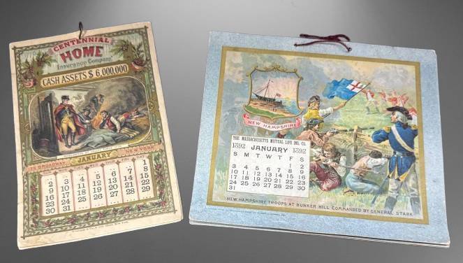 Centennial Home Ins. Co. and Massachusetts Mutual Life Calendars