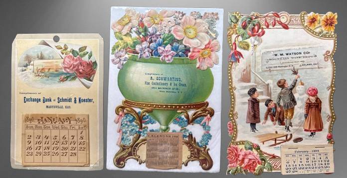 Three Early 20th-Century Calendars
